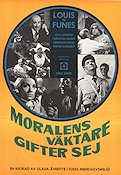 Moralens väktare gifter sej 1969 poster Louis de Funes Jean Lefebvre Jean Girault