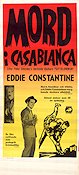 Mord i Casablanca 1953 poster Eddie Constantine Dominique Wilms Howard Vernon Bernard Borderie