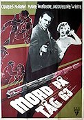 Mord på tåg 63 1952 poster Charles McGraw Marie Windsor Jacqueline White Richard Fleischer Tåg Film Noir