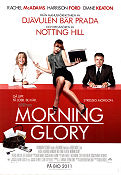 Morning Glory 2010 poster Rachel McAdams Harrison Ford Diane Keaton Roger Michell