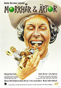 Morrhår och ärtor 1986 poster Margaretha Krook Gösta Ekman