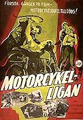 Motorcykelligan 1958 poster Steve Terrell Motorcyklar