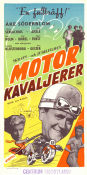 Motorkavaljerer 1950 movie poster Åke Söderblom Viveca Serlachius Rut Holm Stig Järrel Carl-Gustaf Lindstedt Elof Ahrle Motorcycles