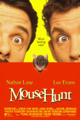 Mouse Hunt 1997 movie poster Nathan Lane Lee Evans Vicki Lewis Gore Verbinski