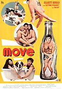 Move 1970 poster Elliott Gould Paula Prentiss Genevieve Waite Stuart Rosenberg