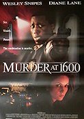 Murder at 1600 1997 movie poster Wesley Snipes Diane Lane Daniel Benzali Dwight H Little