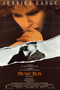 Music Box 1989 movie poster Jessica Lange Armin Mueller-Stahl Frederic Forrest Costa-Gavras