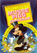 Mickey Mouse Golden Jubilee 1979 movie poster Musse Pigg Mickey Mouse