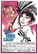 My Fair Lady 1964 movie poster Audrey Hepburn Rex Harrison George Cukor Writer: George Bernard Shaw Music: Alan Jay Lerner Music: Frederick Loewe Musicals Romance