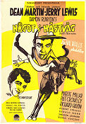 Något i hästväg 1953 poster Dean Martin Jerry Lewis Marjie Millar George Marshall Hästar