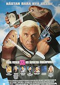 Nakna pistolen 33.3 1994 poster Leslie Nielsen Priscilla Presley Peter Segal Poliser