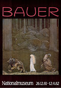 Nationalmuseum John Bauer 1981 poster Poster artwork: John Bauer Find more: Museum