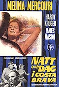 Natt och dag i Costa Brava 1965 poster Melina Mercouri Hardy Krüger James Mason Juan Antonio Bardem Spanien