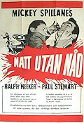 Kiss Me Deadly 1955 movie poster Ralph Meeker Robert Aldrich Writer: Mickey Spillane