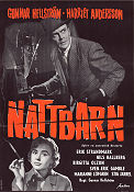 Nattbarn 1956 movie poster Harriet Andersson Erik Strandmark Nils Hallberg Sven-Eric Gamble Stig Järrel Gunnar Hellström Production: Sandrews Smoking