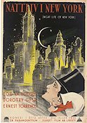 Night Life of New York 1925 movie poster Rod La Rocque Dorothy Gish