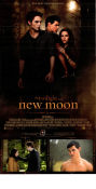The Twilight Saga: New Moon 2009 movie poster Kristen Stewart Robert Pattinson Taylor Lautner Chris Weitz