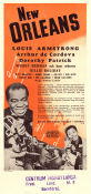 New Orleans 1947 movie poster Arturo de Cordova Dorothy Patrick Marjorie Lord Louis Armstrong Billie Holiday Woody Herman Arthur Lubin Jazz Musicals