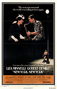 New York New York 1977 movie poster Liza Minnelli Robert De Niro Martin Scorsese Instruments Musicals