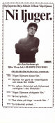 Ni ljuger 1969 movie poster Stig Engström Börje Ahlstedt Sif Ruud Vilgot Sjöman