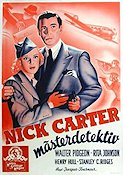 Nick Carter Master Detective 1939 movie poster Walter Pidgeon Rita Johnson Henry Hull Jacques Tourneur