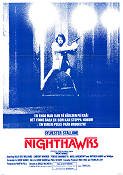 Nighthawks 1981 movie poster Sylvester Stallone Rutger Hauer Bruce Malmuth