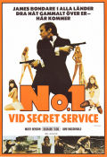 No 1 of the Secret Service 1977 movie poster Nicky Henson Richard Todd Aimi MacDonald Lindsay Shonteff