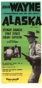 North to Alaska 1960 poster John Wayne Stewart Granger Fabian Ernie Kovacs Henry Hathaway