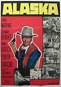 North to Alaska 1960 movie poster John Wayne Stewart Granger Fabian Ernie Kovacs Henry Hathaway