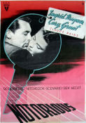 Notorious 1946 poster Ingrid Bergman Alfred Hitchcock