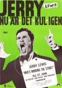 Nu är det kul igen 1963 poster Jerry Lewis Jill St John Frank Tashlin