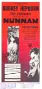 Nun´s Story 1959 movie poster Audrey Hepburn Peter Finch Edith Evans Fred Zinnemann