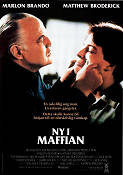 Ny i maffian 1990 poster Marlon Brando Matthew Broderick Bruno Kirby Andrew Bergman Maffia