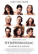 Nymphomaniac: Vol I 2013 movie poster Charlotte Gainsbourg Stellan Skarsgård Stacy Martin Uma Thurman Christian Slater Lars von Trier Denmark