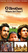 O Brother Where Art Thou 2000 movie poster George Clooney John Turturro Tim Blake Nelson Joel Ethan Coen