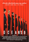 Ocean´s Eight 2018 movie poster Sandra Bullock Cate Blanchett Anne Hathaway Gary Ross