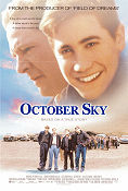 October Sky 1999 movie poster Jake Gyllenhaal Chris Cooper Joe Johnston