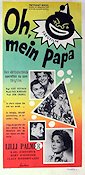 Oh Mein Papa 1958 movie poster Lilli Palmer Musicals