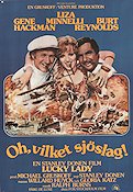 Lucky Lady 1976 movie poster Liza Minnelli Gene Hackman Burt Reynolds Stanley Donen Smoking