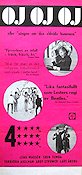 Oj oj oj 1966 movie poster Sven Tumba Lasse Åberg Ardy Strüwer Torbjörn Axelman