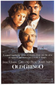 Old Gringo 1989 poster Jane Fonda Gregory Peck Jimmy Smits Luiz Puenzo