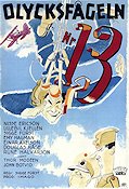 Olycksfågeln nr 13 1942 movie poster Sigge Fürst Thor Modéen