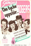 Om tycke uppstår 1941 poster Ginger Rogers George Murphy Alan Marshal Burgess Meredith Garson Kanin