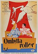 Turnabout 1940 movie poster Adolphe Menjou Carole Landis