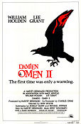 Omen 2 Damien 1978 movie poster William Holden Lee Grant Mike Hodges Find more: Omen Birds