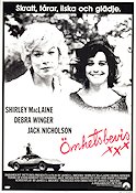 Terms of Endearment 1983 movie poster Jack Nicholson Shirley MacLaine Debra Winger James L Brooks Cars and racing