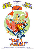 Ont i magen 1989 poster Charles Fleischer Roger Rabbit Frank Marshall Animerat Medicin och sjukhus