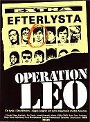 Operation Leo 1981 movie poster Hans Hederberg Mona Seilitz Claude-Olivier Rudolph Hans Hederberg Music: Ebba Grön Politics