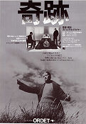 Ordet 1955 movie poster Henrik Malberg Emil Hass Christensen Preben Lerdorff Rye Carl Theodor Dreyer Denmark