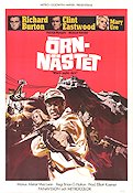 Where Eagles Dare 1969 movie poster Clint Eastwood Richard Burton Mary Ure Brian G Hutton Writer: Alistair Maclean Mountains Find more: Nazi
